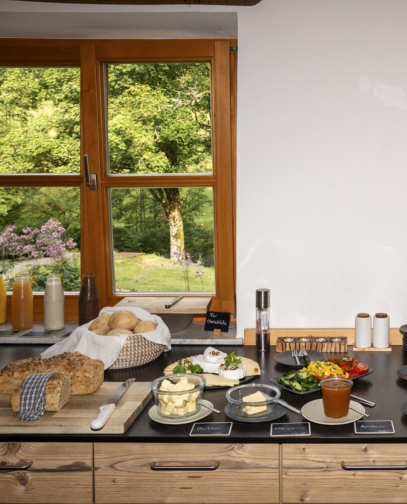 Frühstücksbuffet im Mountain Retreat Center